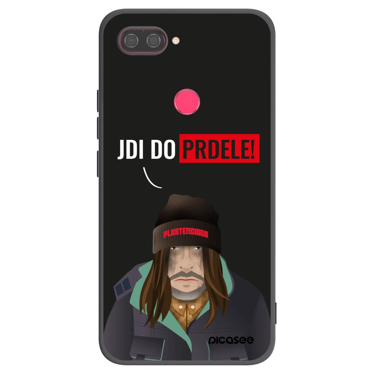 Picasee husă neagră din silicon pentru Xiaomi Mi 8 Lite - Bezďák