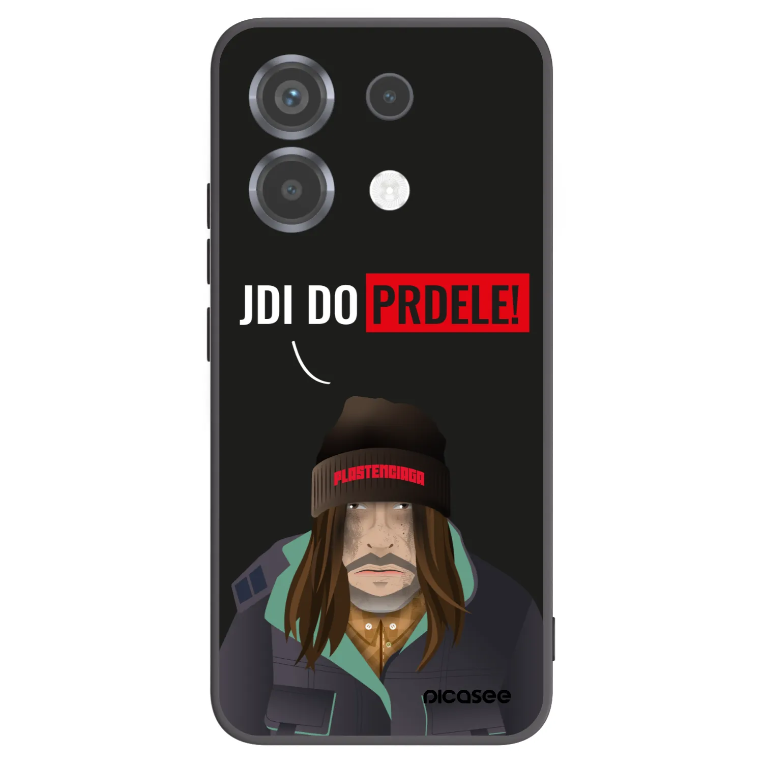 Picasee husă neagră din silicon pentru Xiaomi Poco X6 - Bezďák