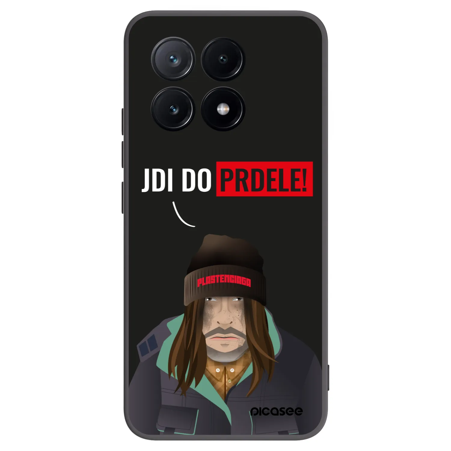 Picasee husă neagră din silicon pentru Xiaomi Poco X6 Pro - Bezďák