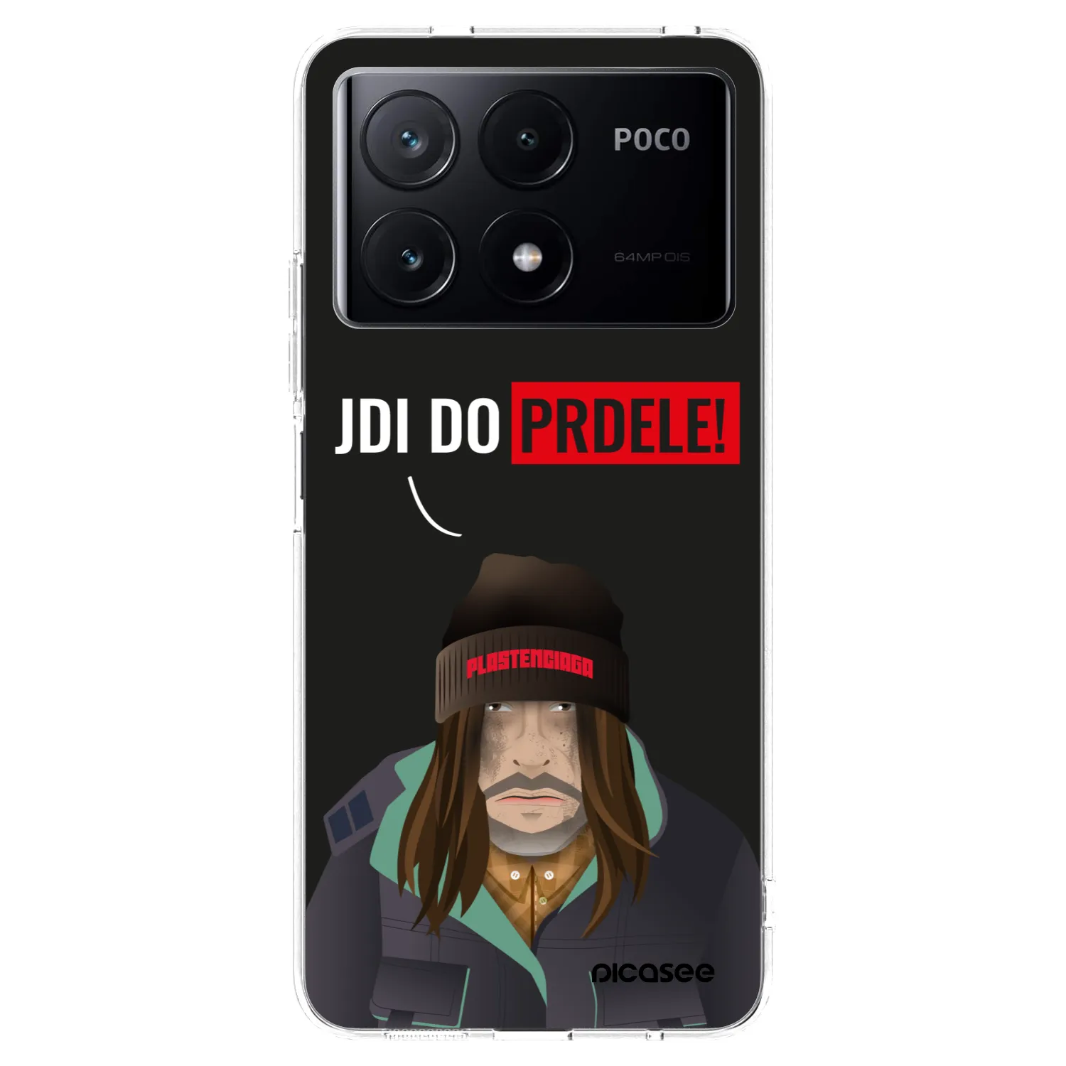 Picasee husă transparentă din silicon pentru Xiaomi Poco X6 Pro - Bezďák