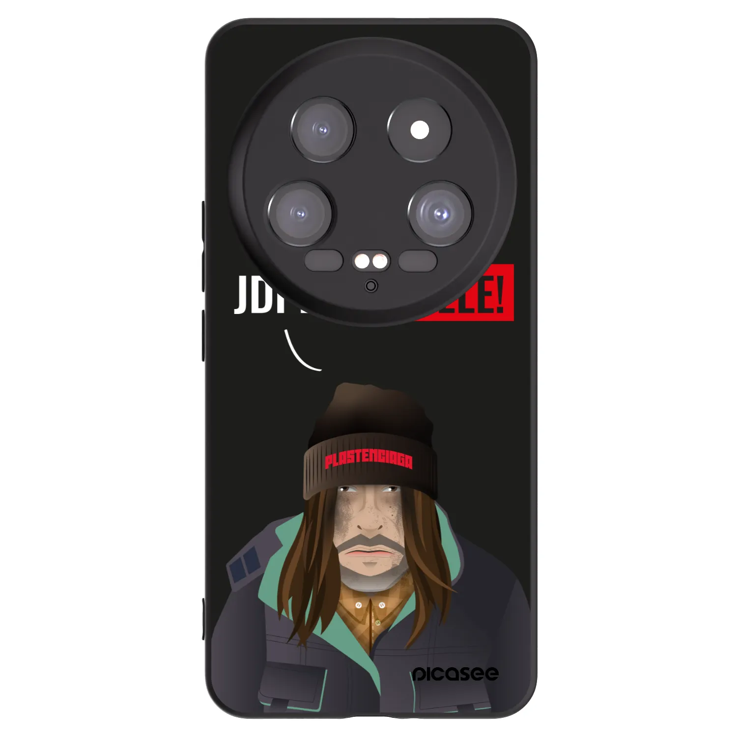 Picasee husă neagră din silicon pentru Xiaomi 14 Ultra - Bezďák