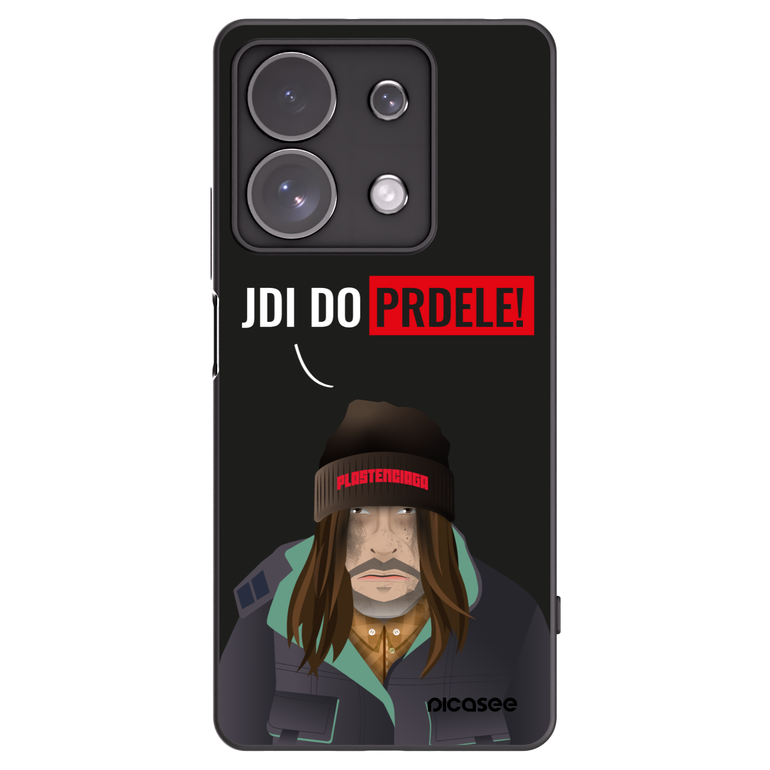 Picasee husă neagră din silicon pentru Xiaomi Redmi Note 13 Pro 4G - Bezďák