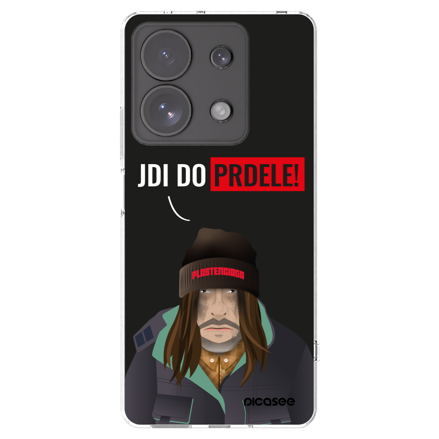 Picasee husă transparentă din silicon pentru Xiaomi Redmi Note 13 Pro 4G - Bezďák