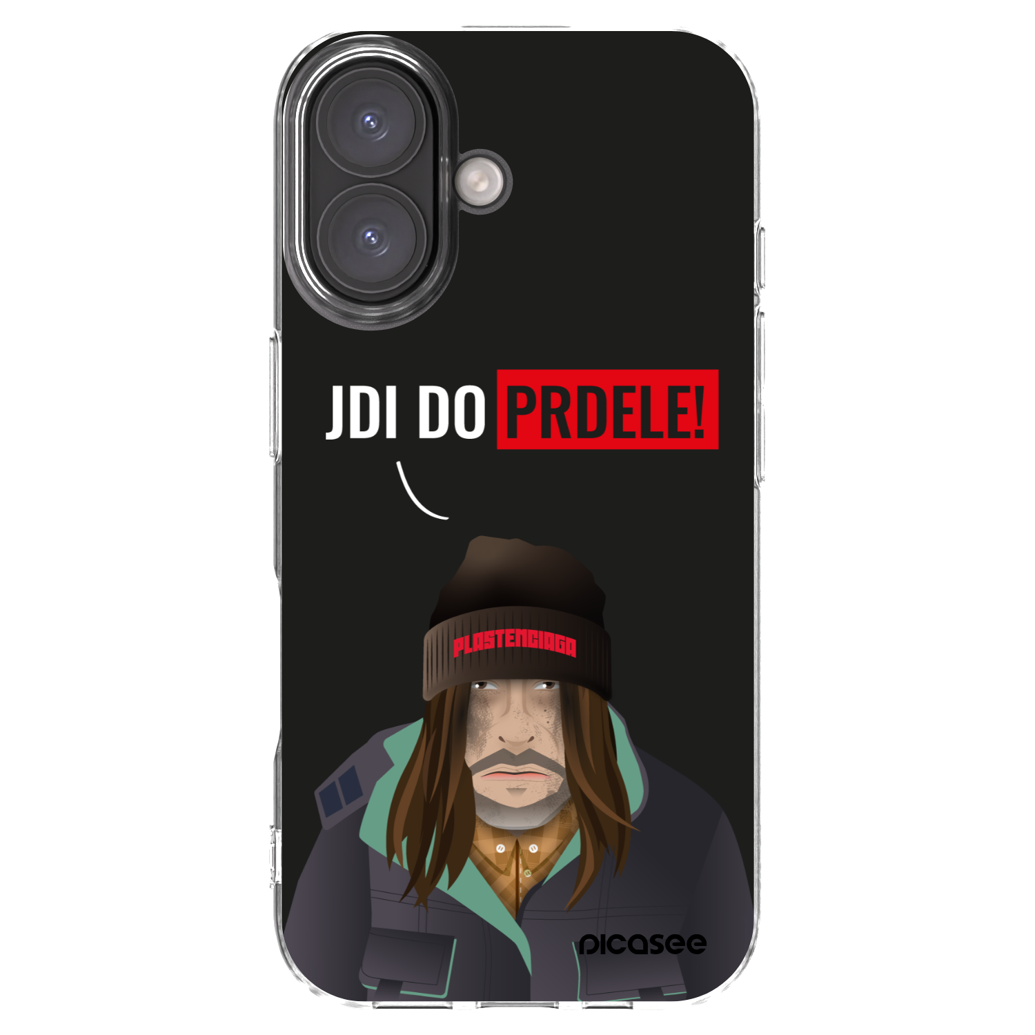 Picasee husă transparentă din silicon pentru Apple iPhone 16 - Bezďák