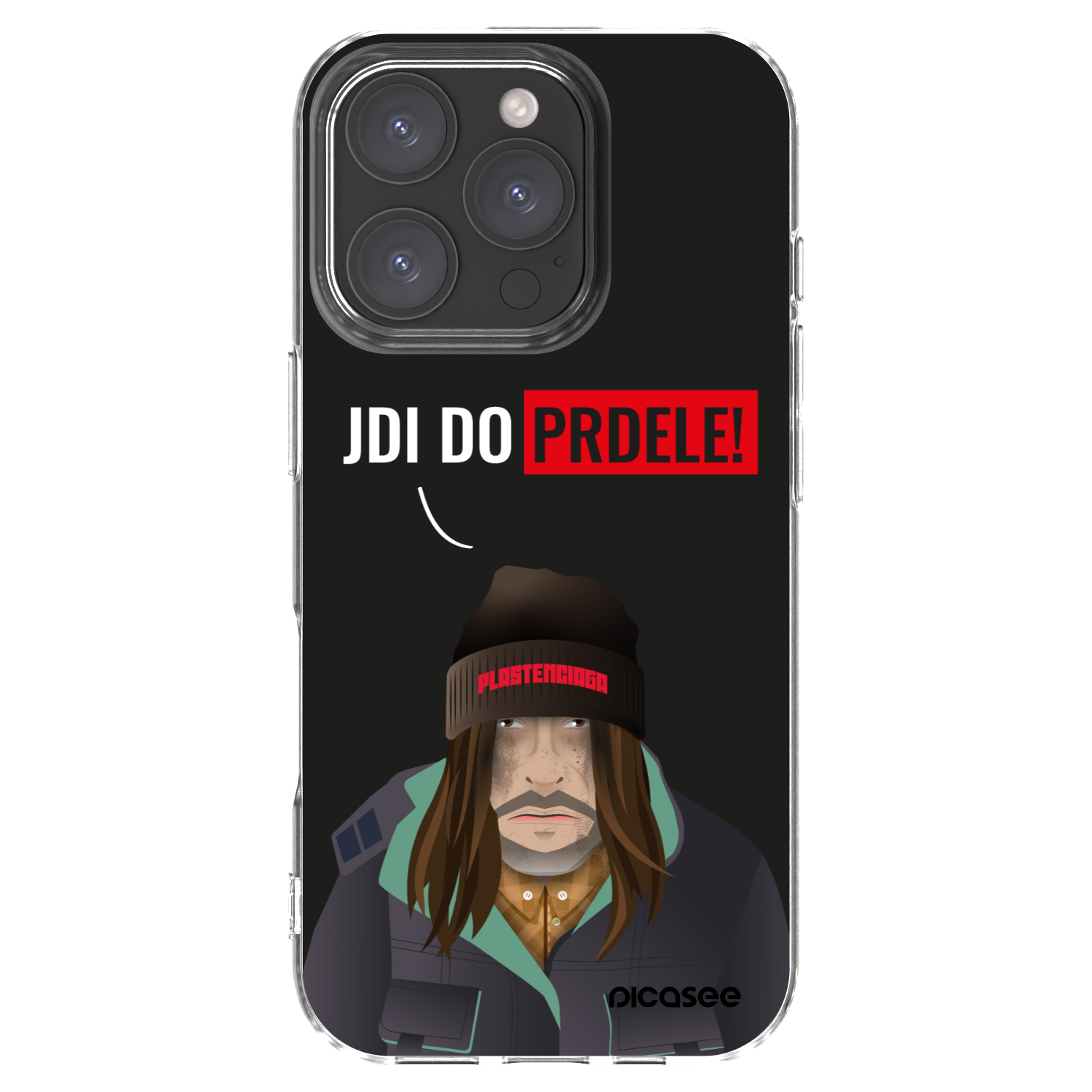 Picasee husă transparentă din silicon pentru Apple iPhone 16 Pro - Bezďák