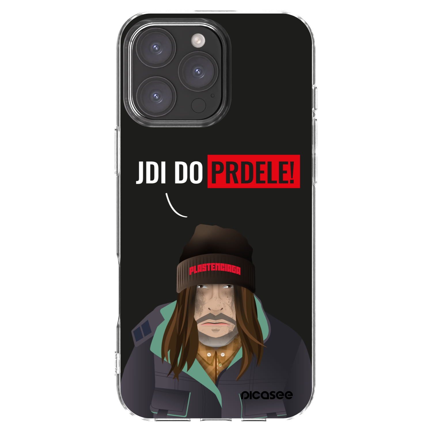 Picasee husă transparentă din silicon pentru Apple iPhone 16 Pro Max - Bezďák