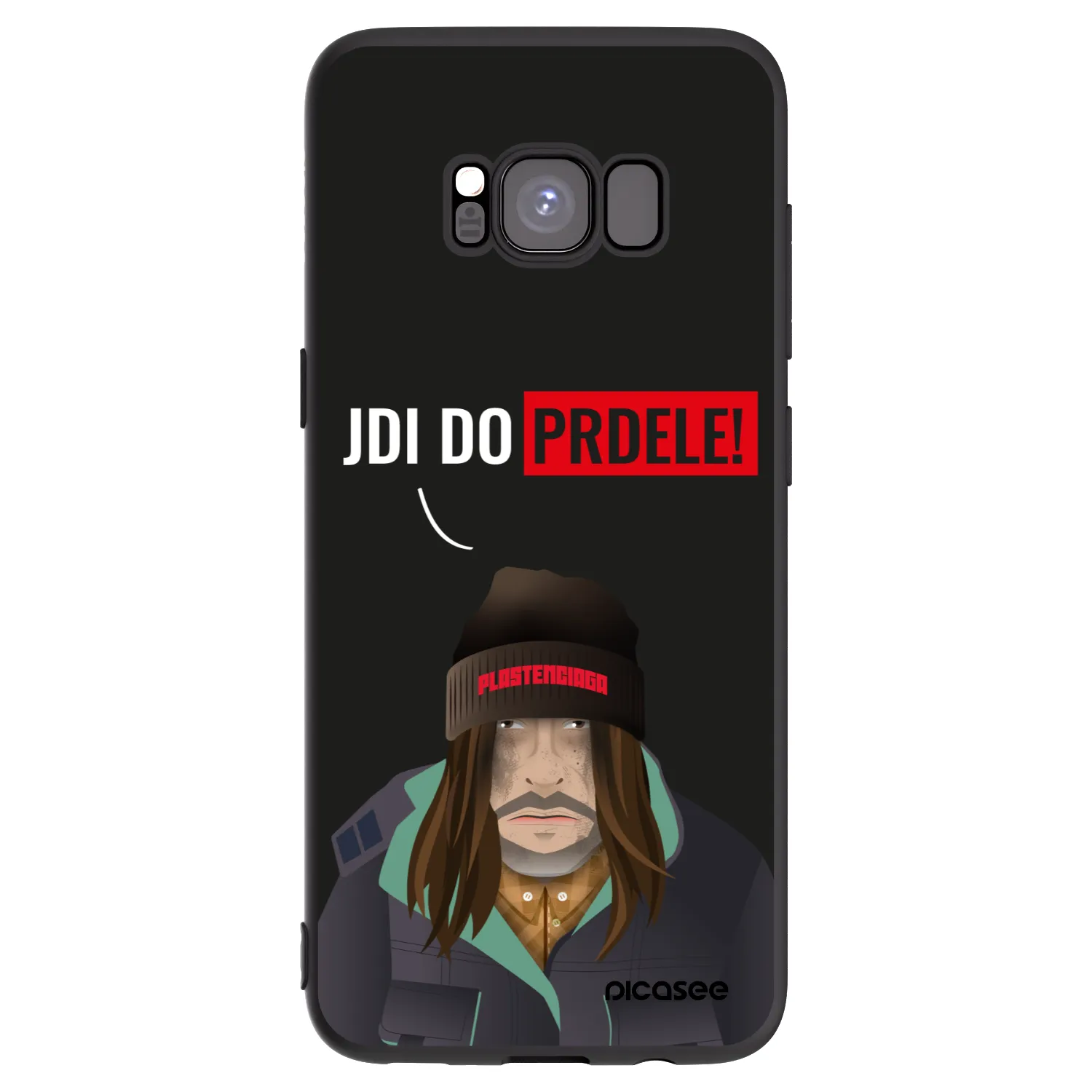 Picasee husă neagră din silicon pentru Samsung Galaxy S8 G950F - Bezďák