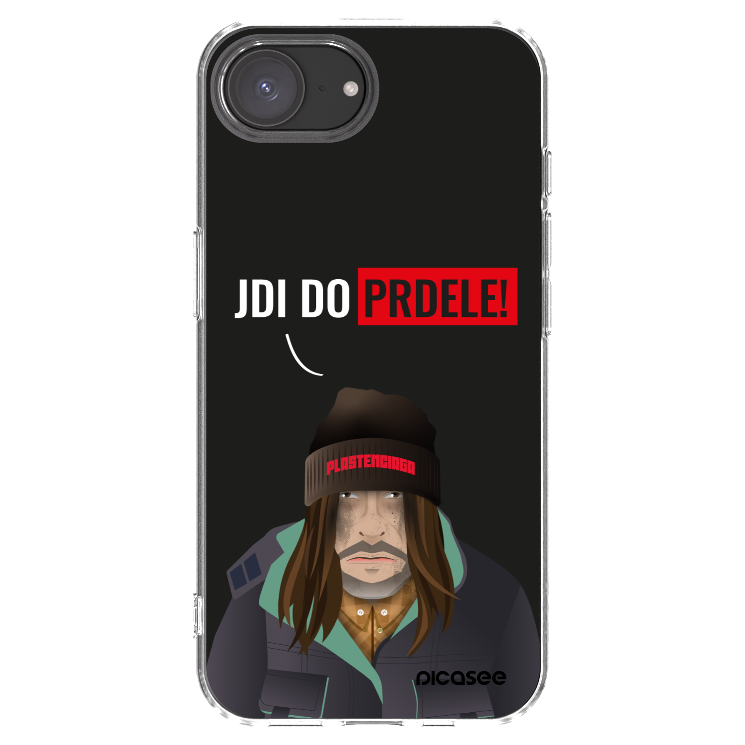 Picasee husă transparentă din silicon pentru Apple iPhone 16e - Bezďák
