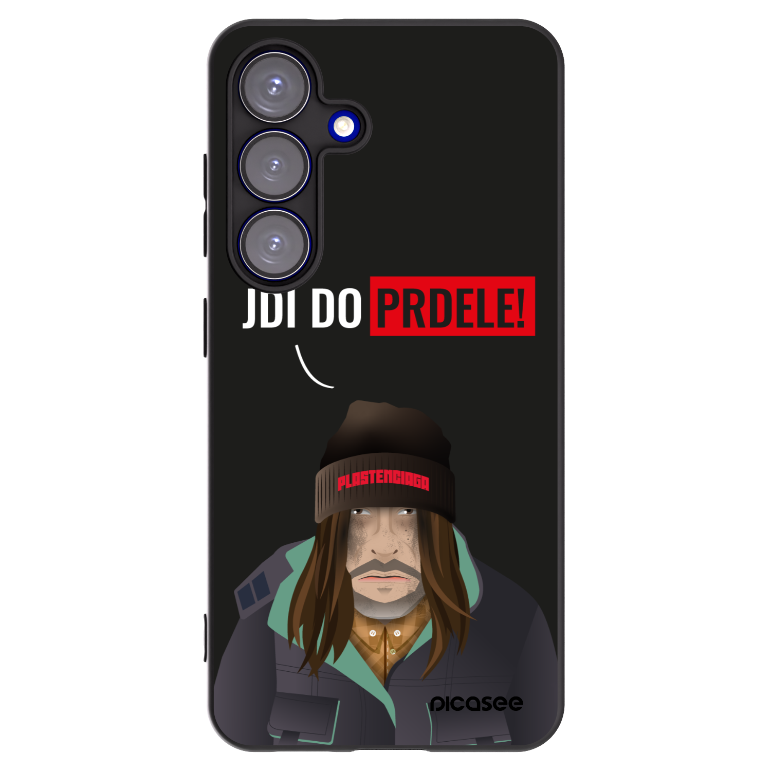 Picasee husă neagră din silicon pentru Samsung Galaxy S25 5G - Bezďák