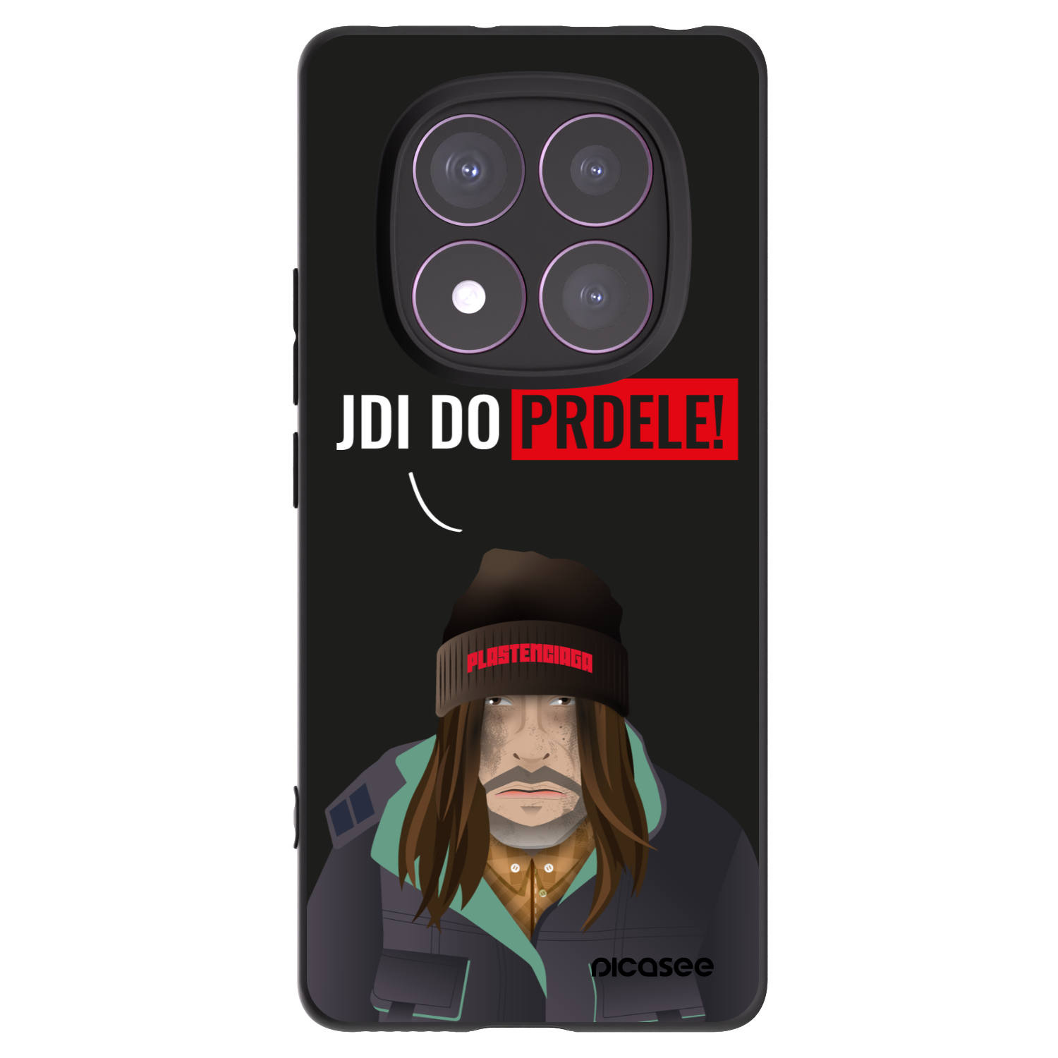 Picasee husă neagră din silicon pentru Xiaomi Redmi Note 14 Pro 4G - Bezďák