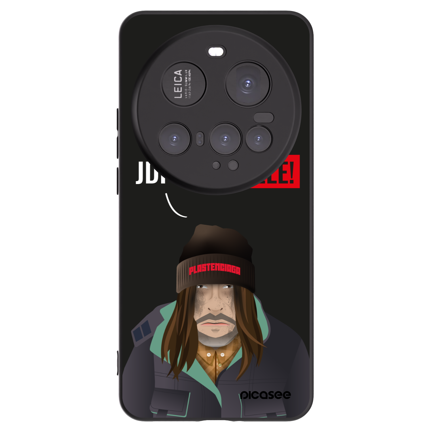 Picasee husă neagră din silicon pentru Xiaomi 15 Ultra - Bezďák