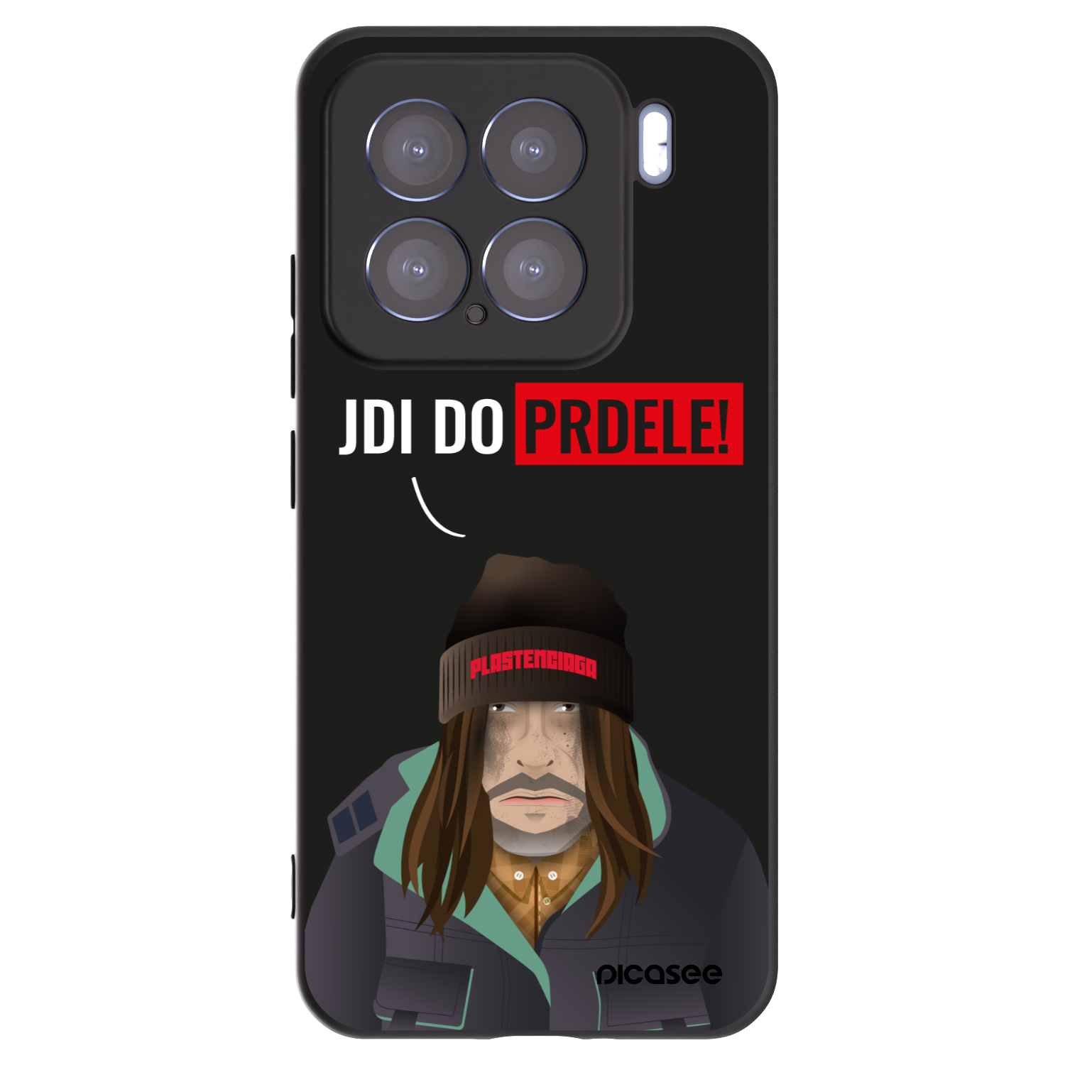 Picasee husă neagră din silicon pentru Xiaomi 15 - Bezďák