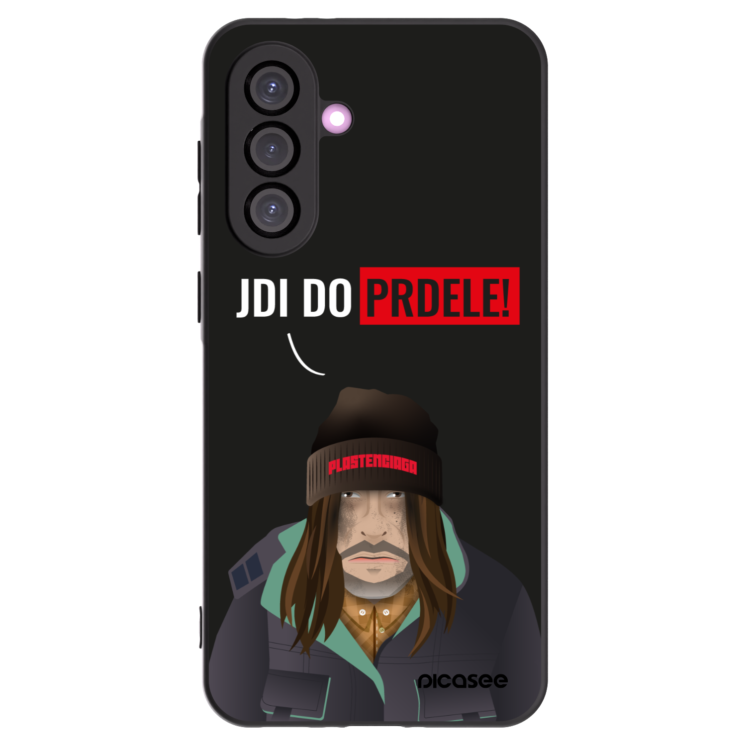 Picasee husă neagră din silicon pentru Samsung Galaxy A36 5G - Bezďák