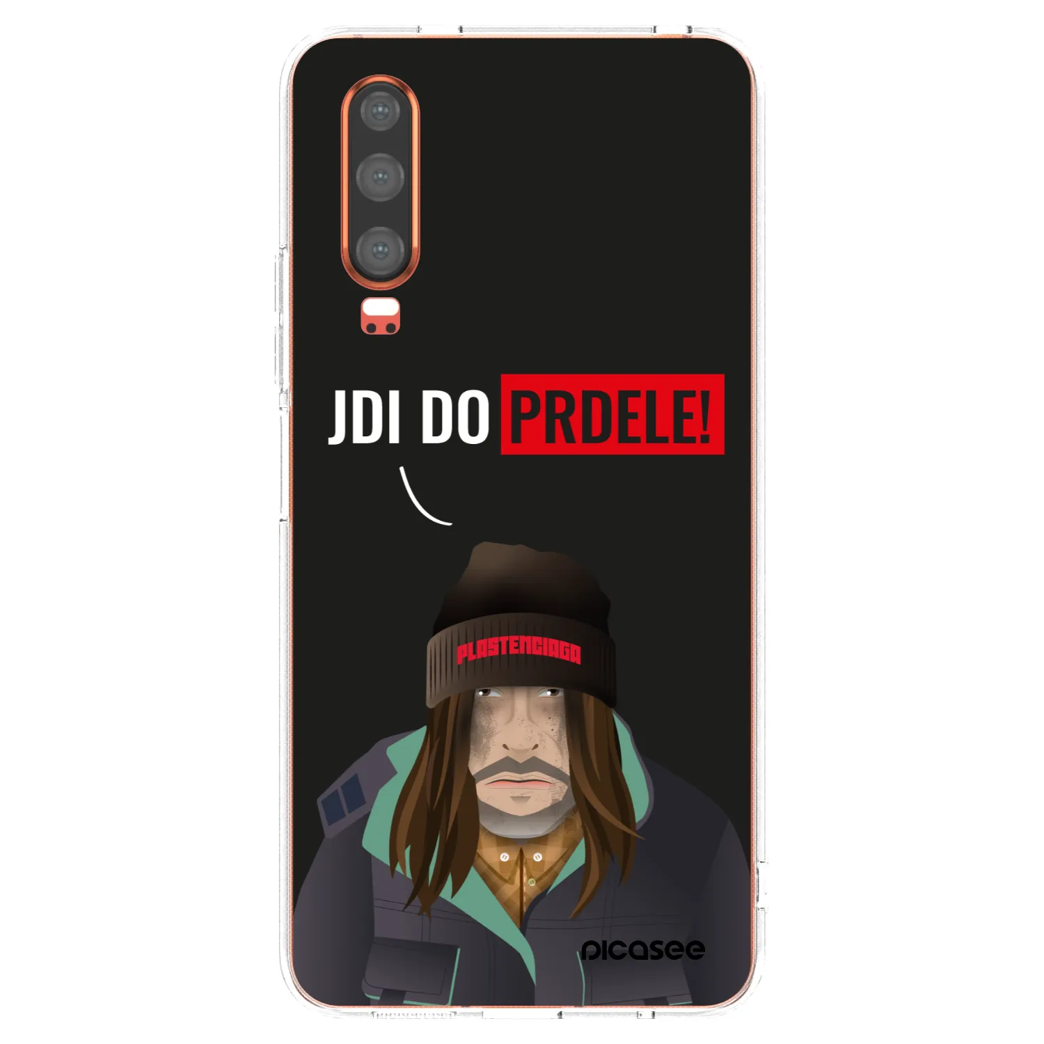 Picasee husă transparentă din silicon pentru Huawei P30 - Bezďák