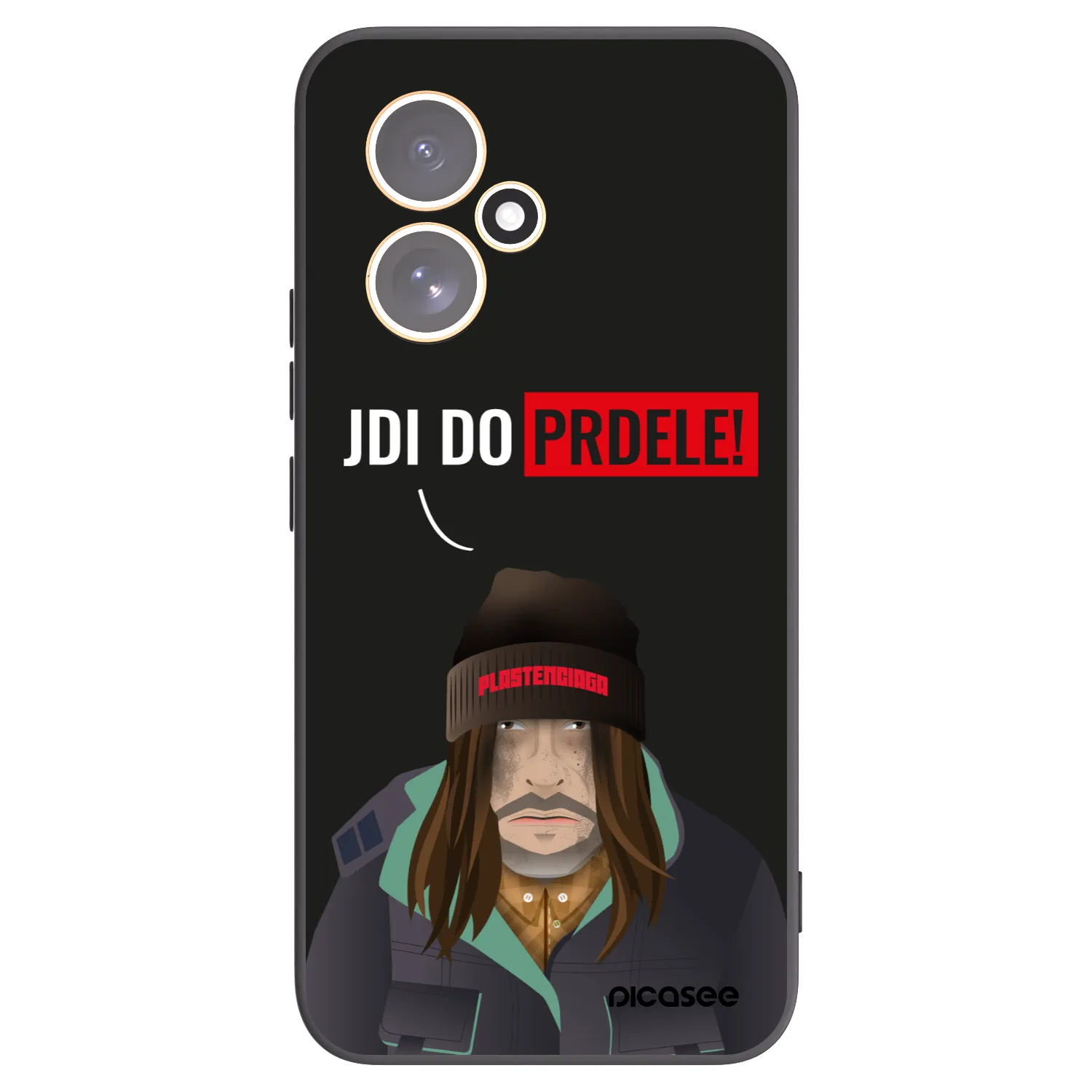 Picasee husă neagră din silicon pentru Honor 400 5G - Bezďák