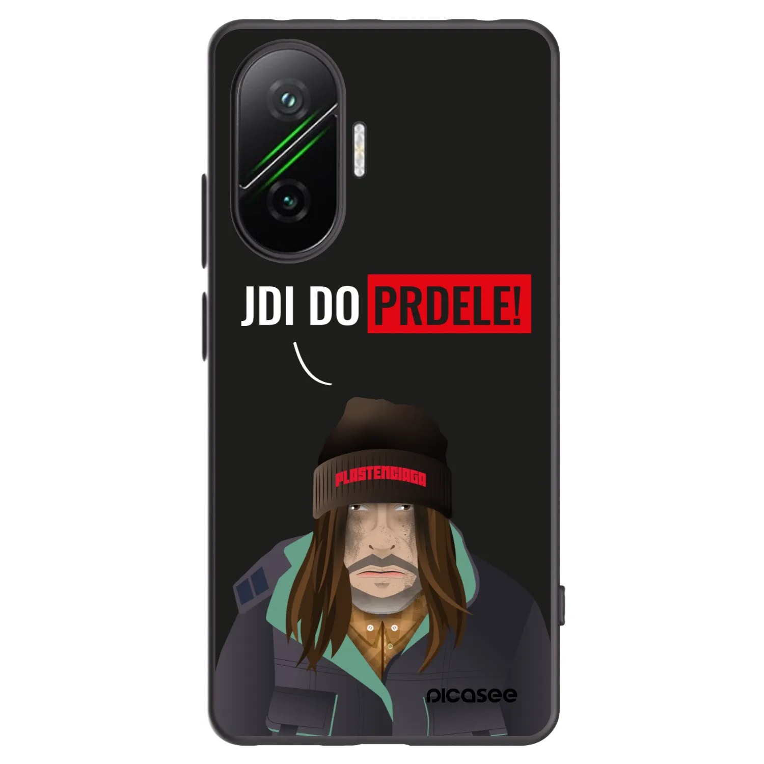 Picasee husă neagră din silicon pentru Xiaomi Poco F7 5G - Bezďák