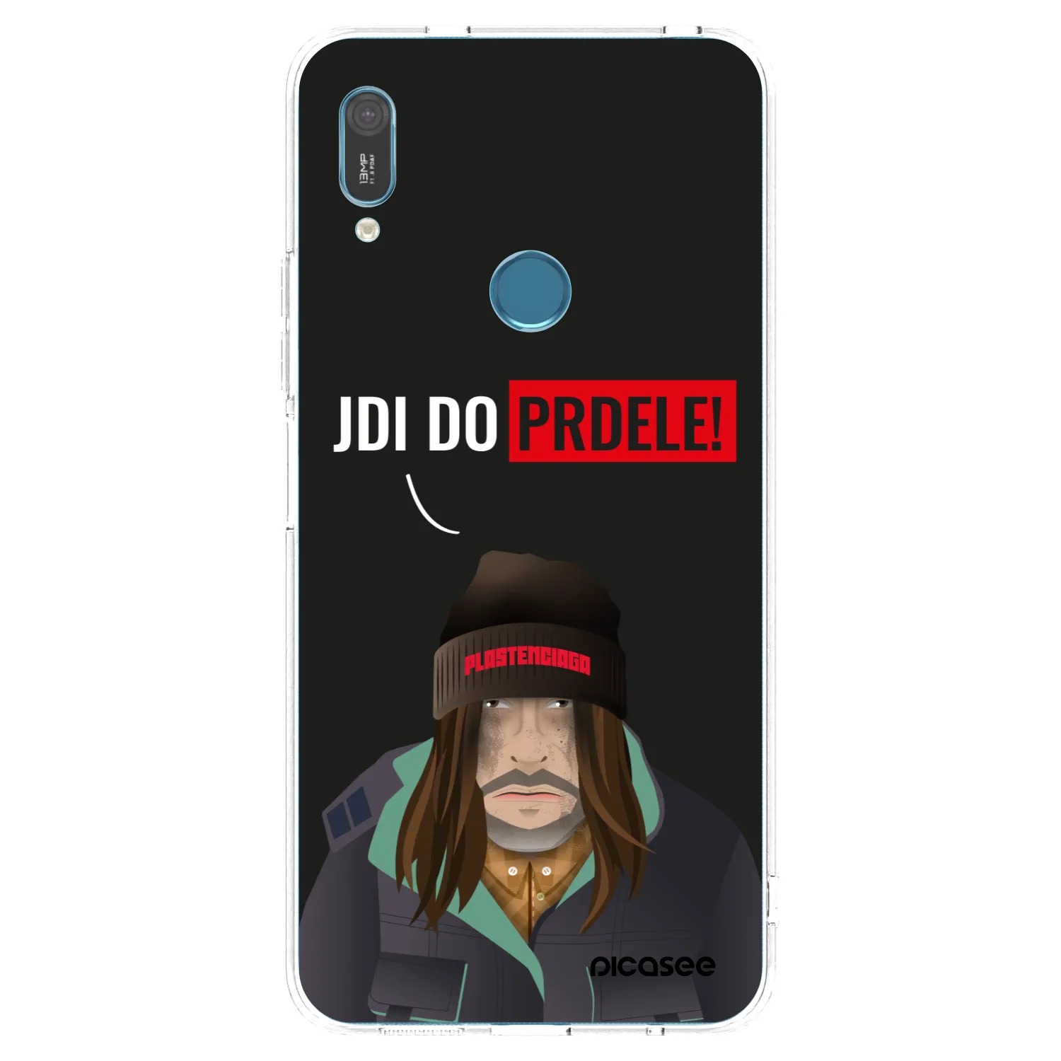 Picasee husă transparentă din silicon pentru Huawei Y6 2019 - Bezďák