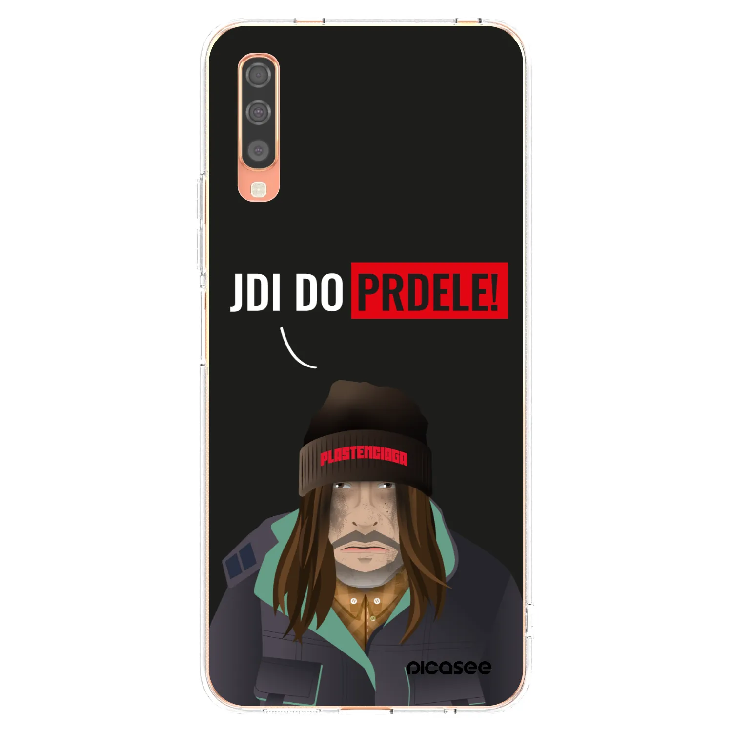 Picasee husă transparentă din silicon pentru Samsung Galaxy A70 A705F - Bezďák
