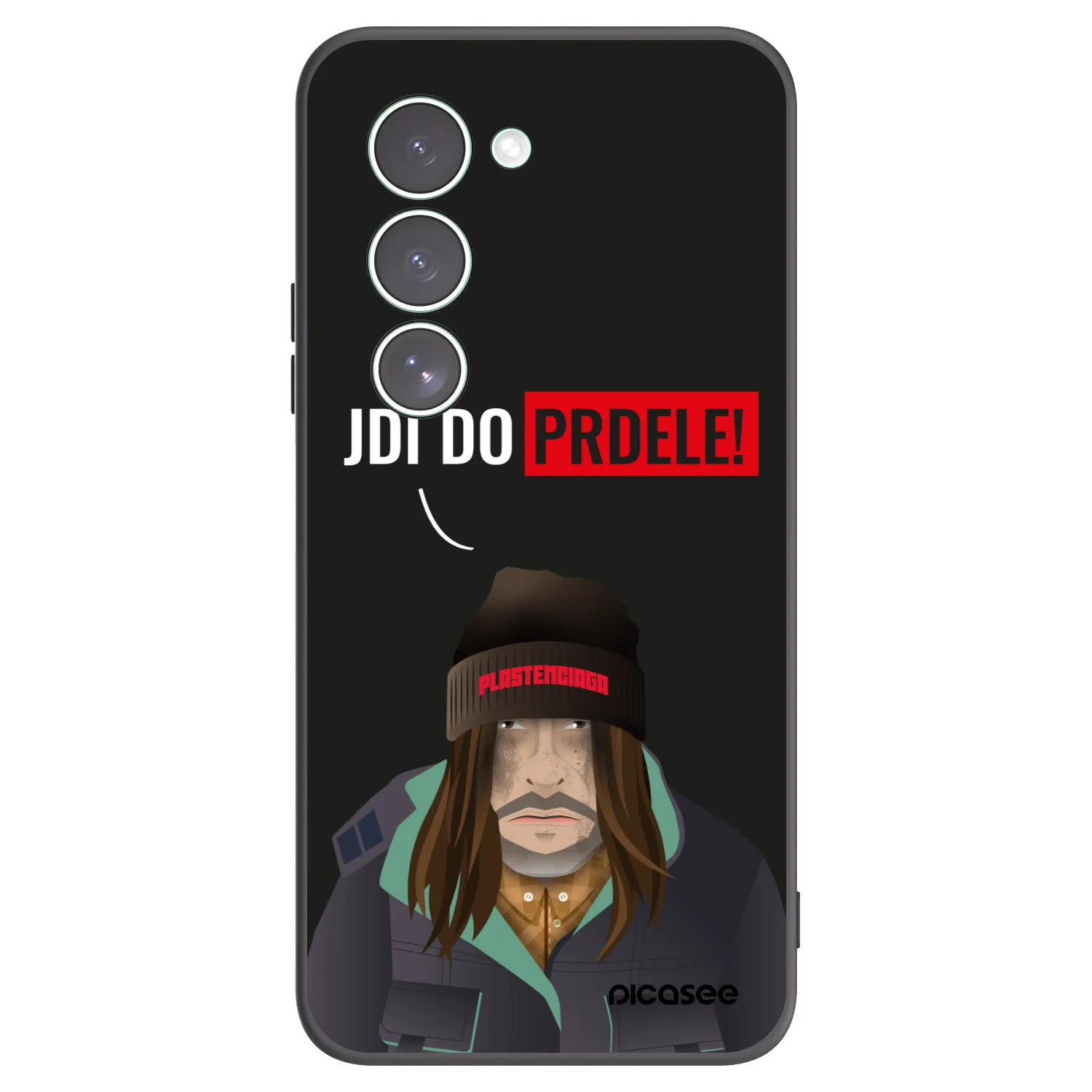 Picasee husă neagră din silicon pentru Xiaomi Redmi 15 5G - Bezďák