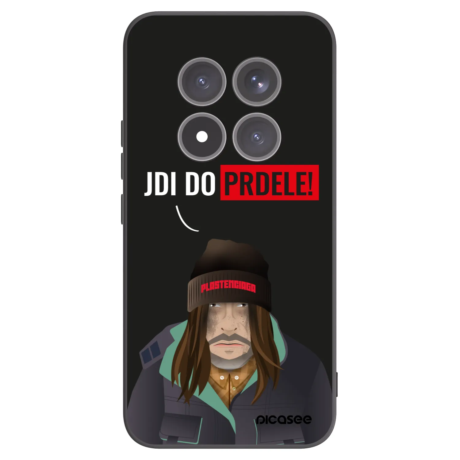 Picasee husă neagră din silicon pentru Xiaomi Redmi Note 15 Pro+ - Bezďák