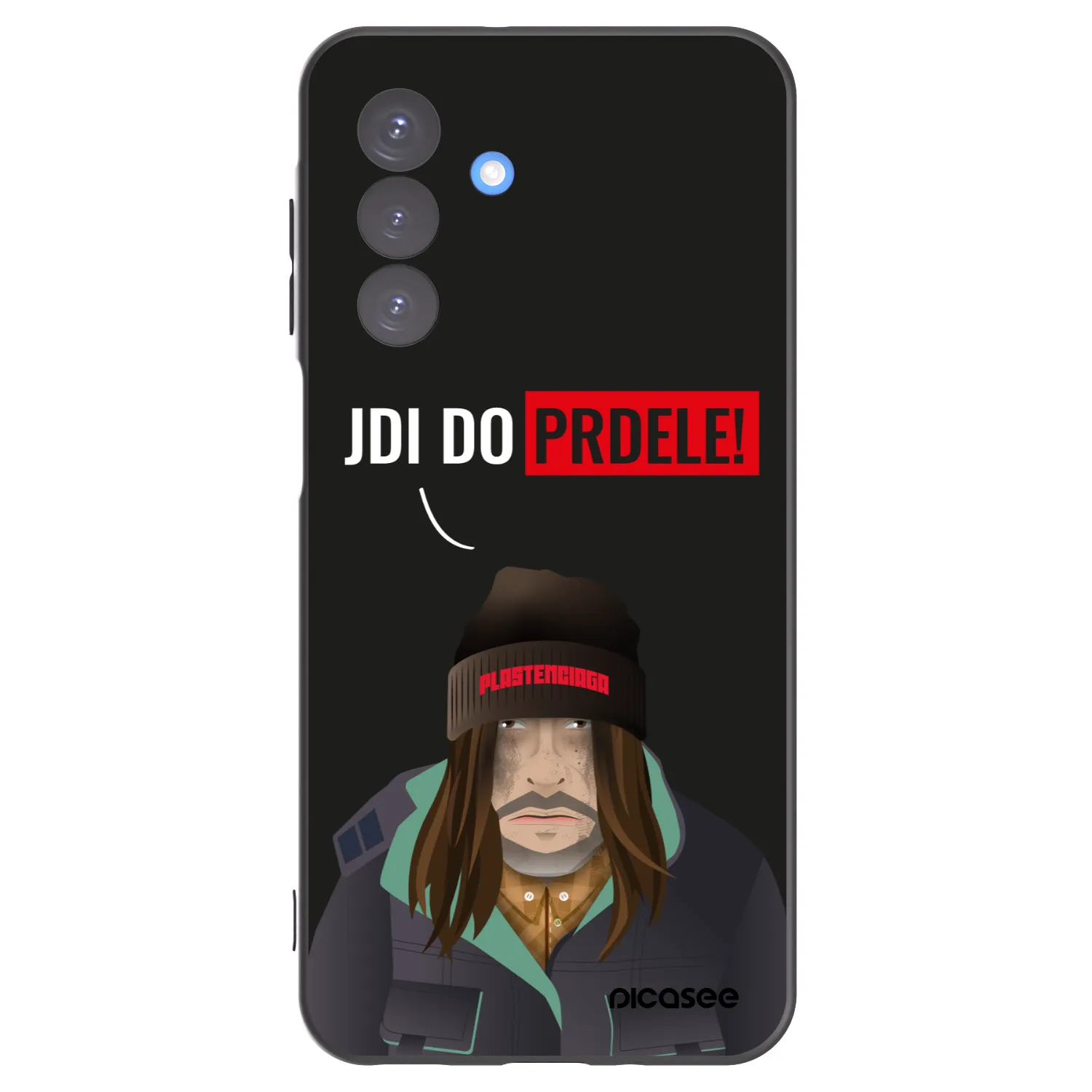 Picasee husă neagră din silicon pentru Samsung Galaxy A17 5G - Bezďák