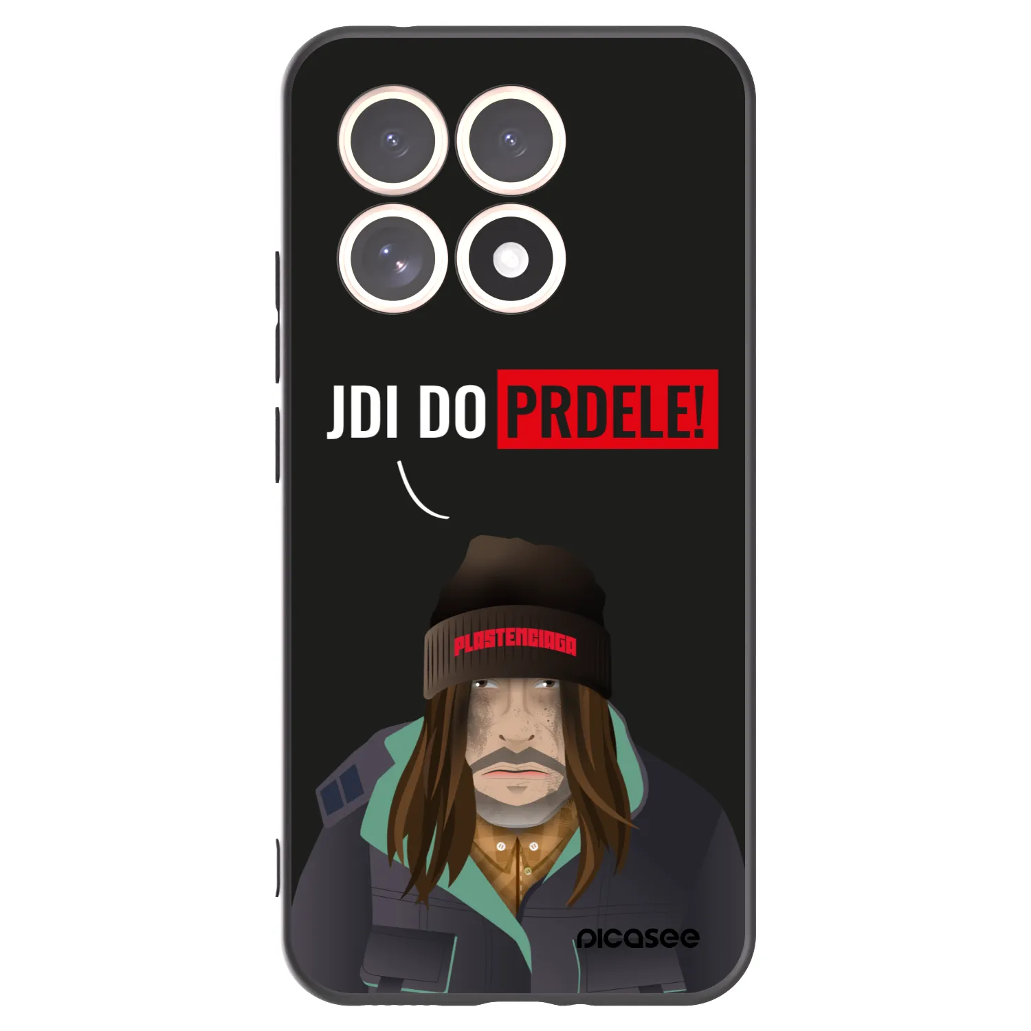 Picasee husă neagră din silicon pentru Xiaomi 15T - Bezďák