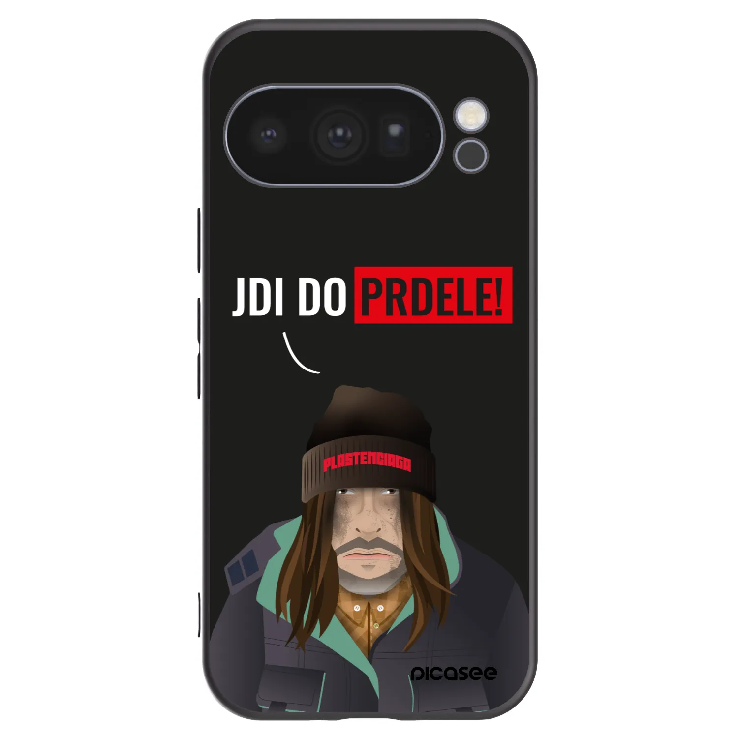 Picasee husă neagră din silicon pentru Google Pixel 10 Pro - Bezďák
