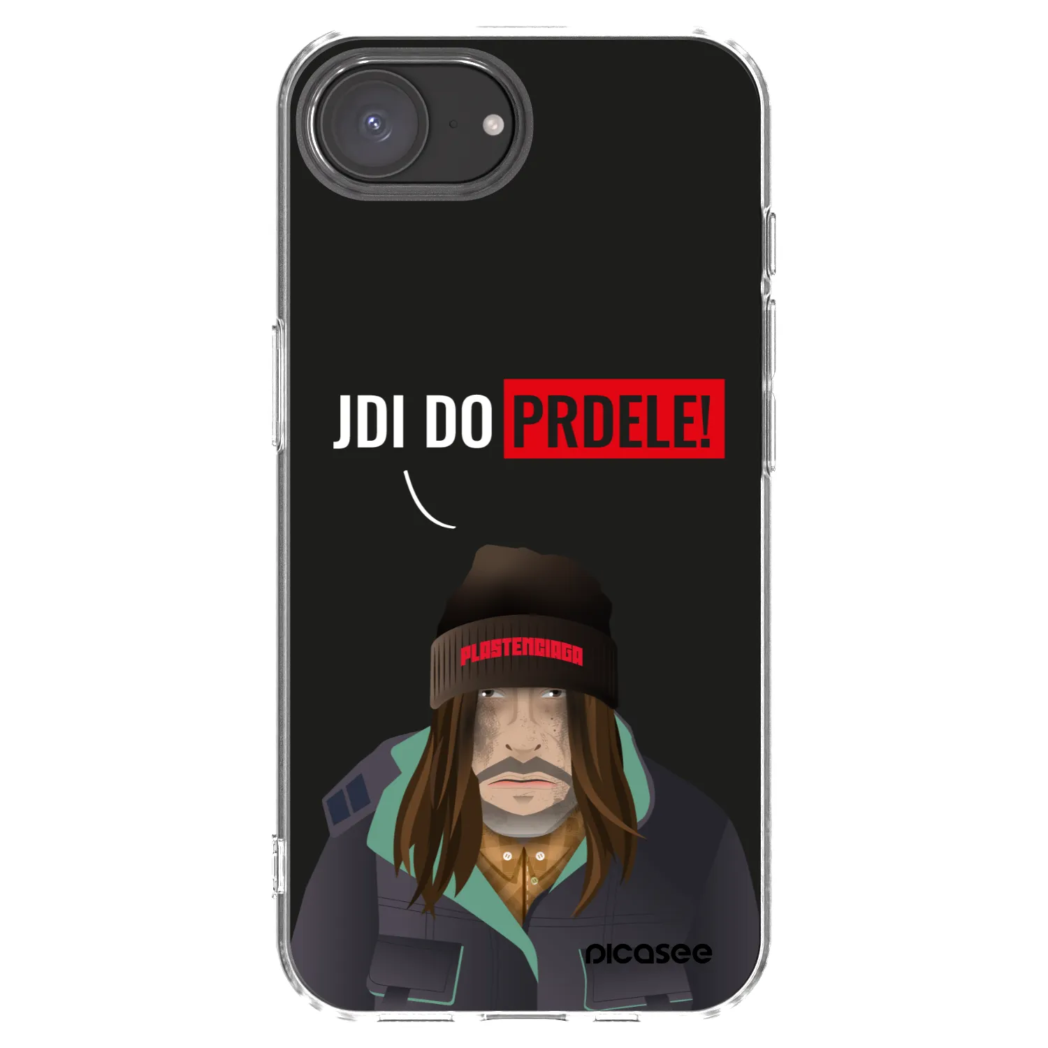 Picasee husă transparentă din silicon pentru Apple iPhone 17e - Bezďák