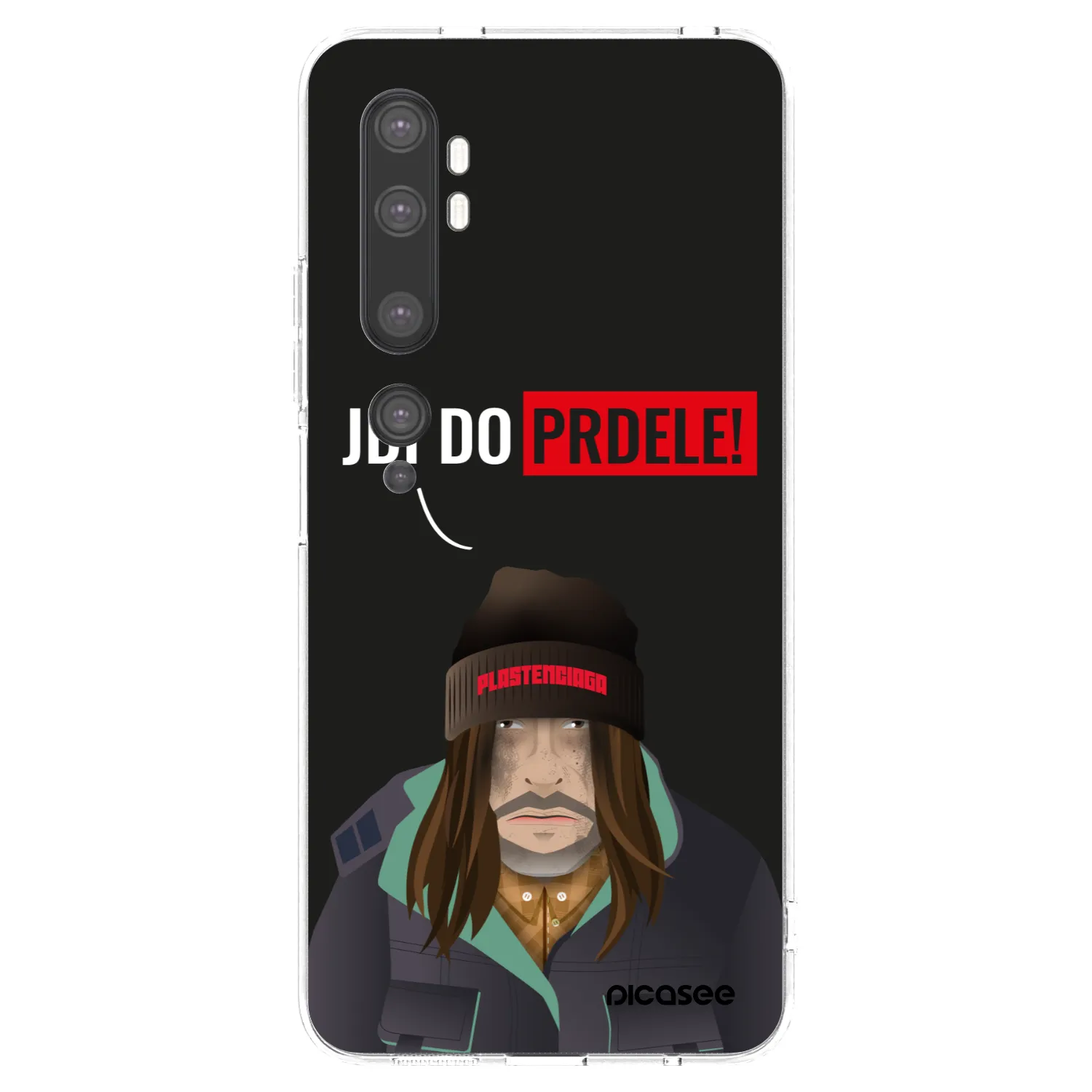 Picasee husă transparentă din silicon pentru Xiaomi Mi Note 10 (Pro) - Bezďák