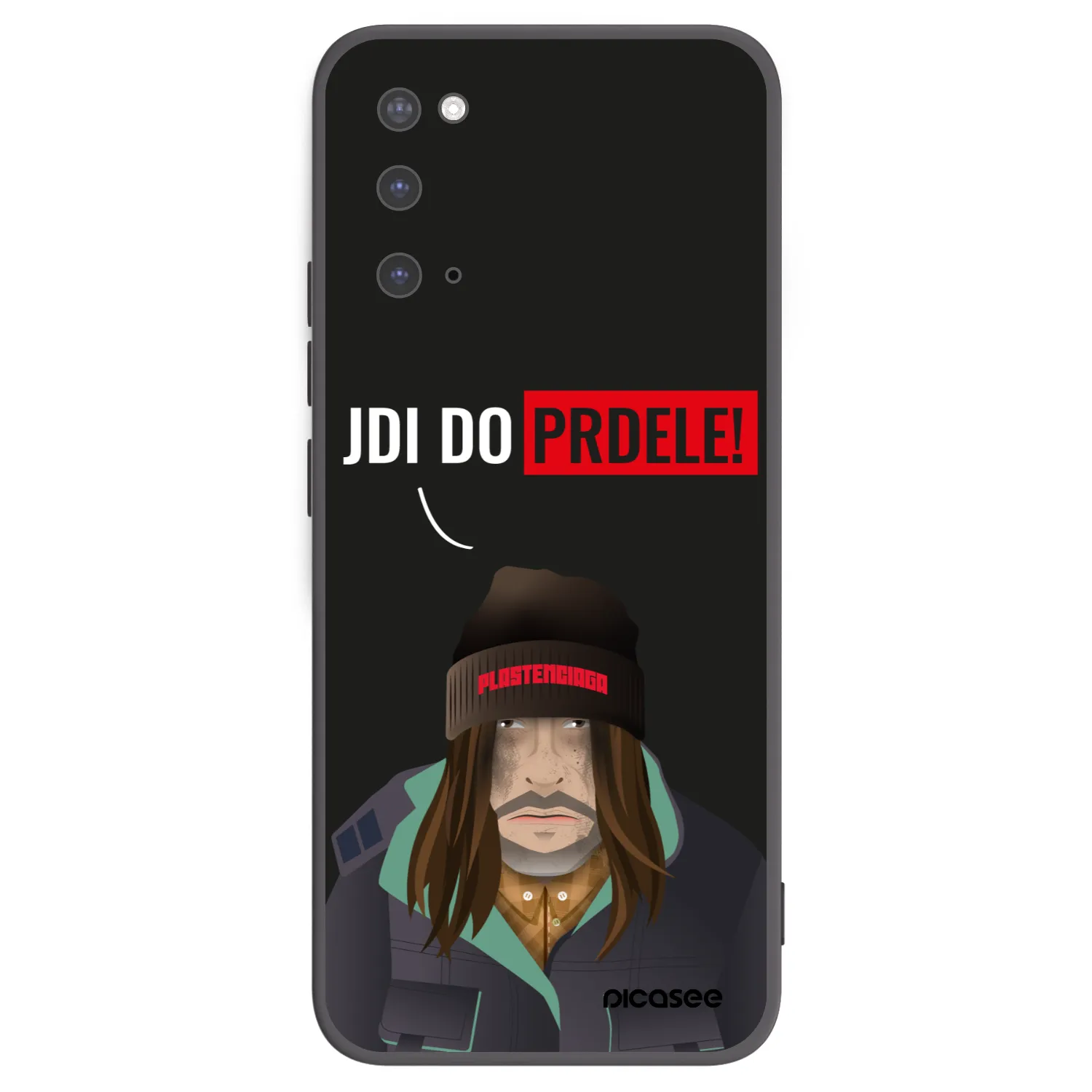 Picasee husă neagră din silicon pentru Samsung Galaxy S20 G980F - Bezďák