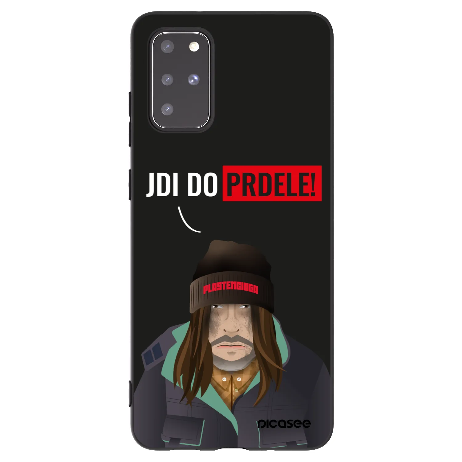 Picasee husă neagră din silicon pentru Samsung Galaxy S20+ G985F - Bezďák