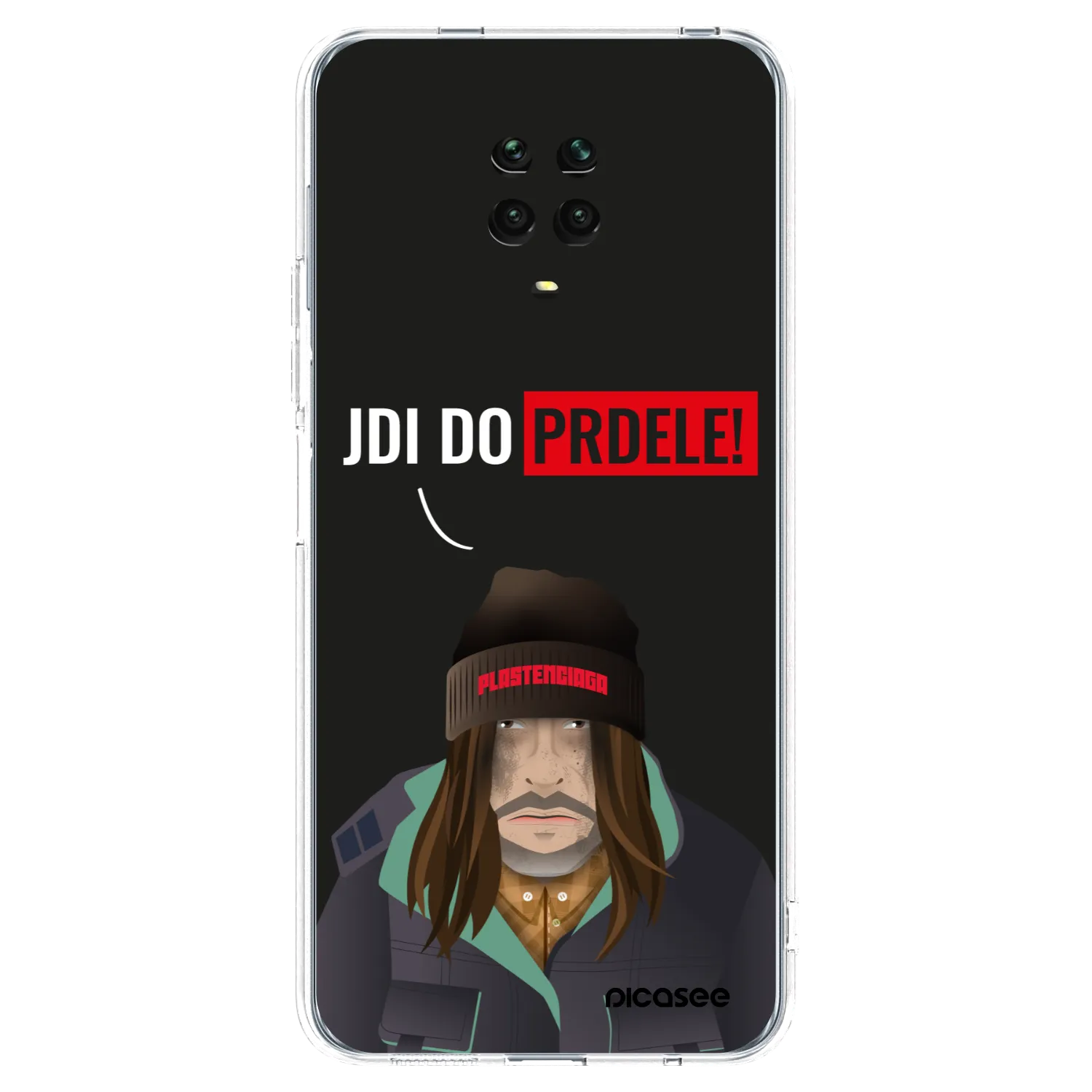 Picasee husă transparentă din silicon pentru Xiaomi Redmi Note 9 Pro - Bezďák