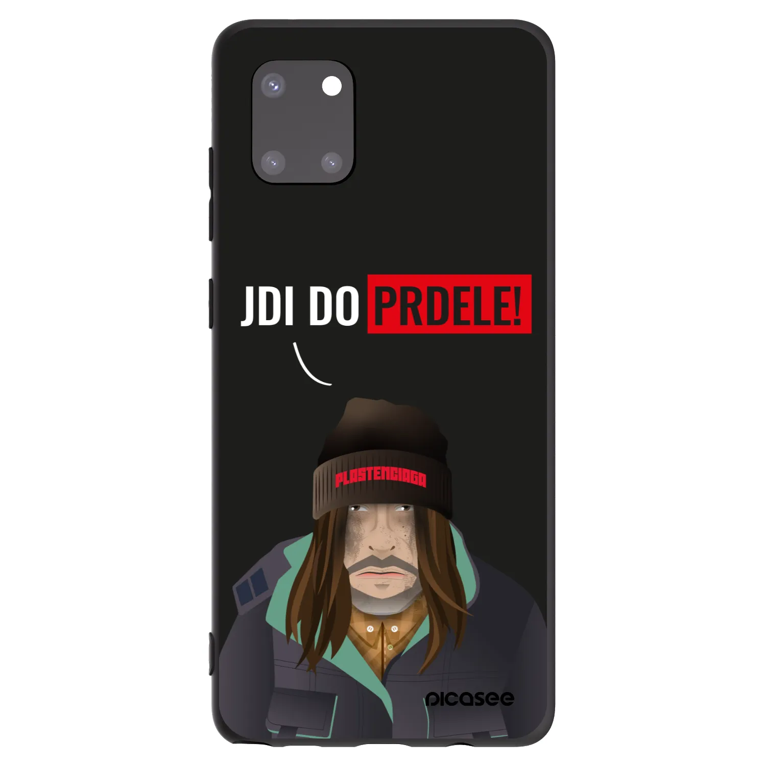 Picasee husă neagră din silicon pentru Samsung Galaxy Note 10 Lite N770F - Bezďák