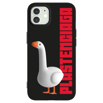 Picasee husă neagră din silicon pentru Apple iPhone 12 - Kiky Ricky