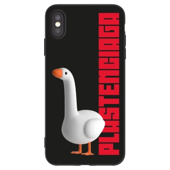 Picasee husă neagră din silicon pentru Apple iPhone XS Max - Kiky Ricky