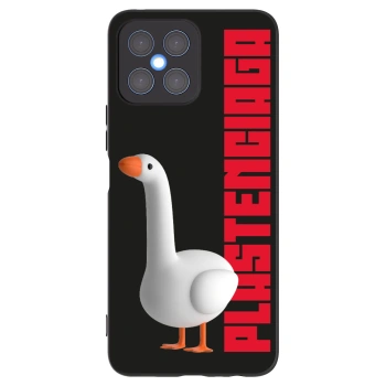 Picasee husă neagră din silicon pentru Honor X8 4G - Kiky Ricky