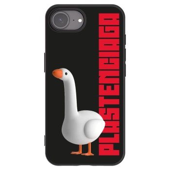 Picasee husă neagră din silicon pentru Apple iPhone 16e - Kiky Ricky