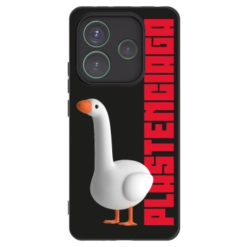 Picasee husă neagră din silicon pentru Xiaomi Redmi Note 14 5G - Kiky Ricky