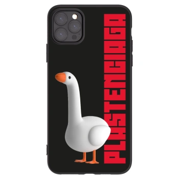 Picasee husă neagră din silicon pentru Apple iPhone 11 Pro Max - Kiky Ricky