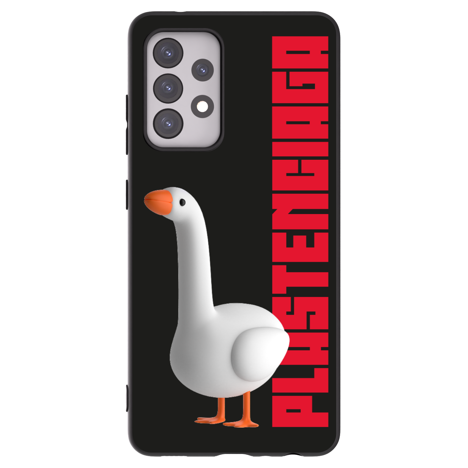 Picasee husă neagră din silicon pentru Samsung Galaxy A52 5G A525F - Kiky Ricky