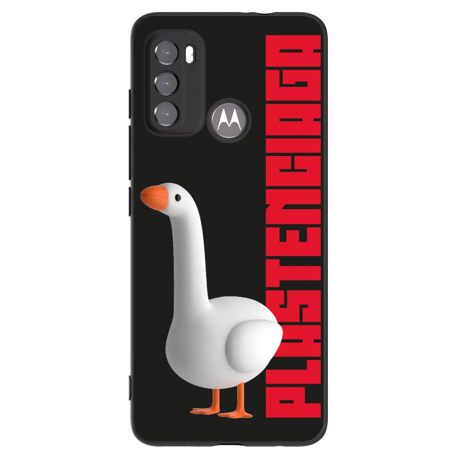 Picasee husă neagră din silicon pentru Motorola Moto G60 - Kiky Ricky