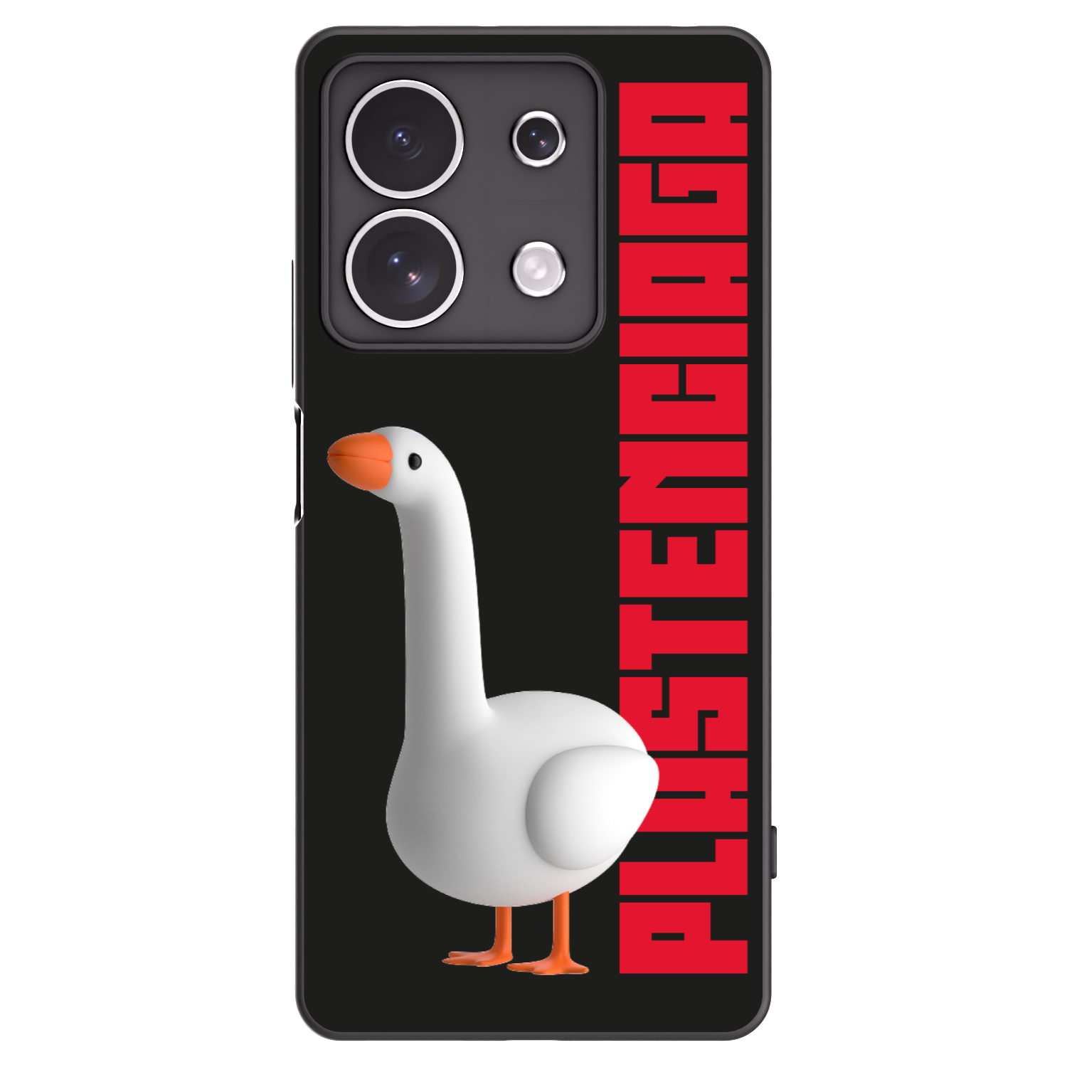 Picasee husă neagră din silicon pentru Xiaomi Redmi Note 13 4G - Kiky Ricky