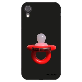 Picasee husă neagră din silicon pentru Apple iPhone XR - Le Dudel