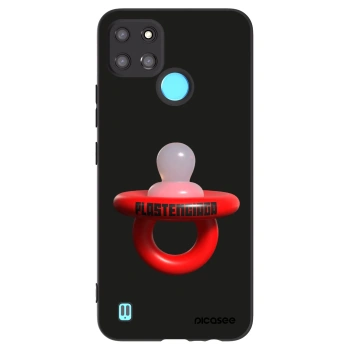 Picasee husă neagră din silicon pentru Realme C21Y - Le Dudel