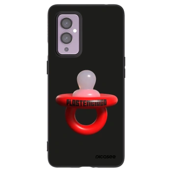 Picasee husă neagră din silicon pentru OnePlus 9 - Le Dudel