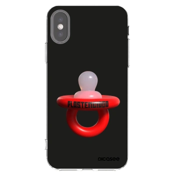 Picasee husă transparentă din silicon pentru Apple iPhone X/XS - Le Dudel