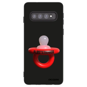 Picasee husă neagră din silicon pentru Samsung Galaxy S10 G973 - Le Dudel