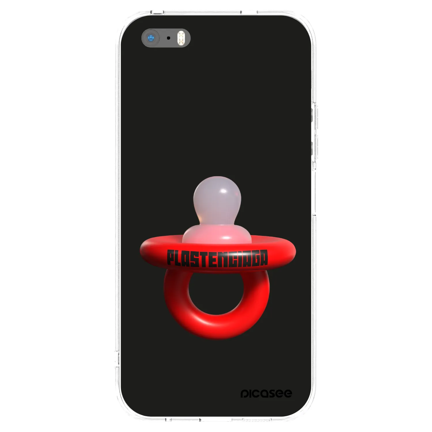 Picasee husă transparentă din silicon pentru Apple iPhone 5/5S/SE - Le Dudel