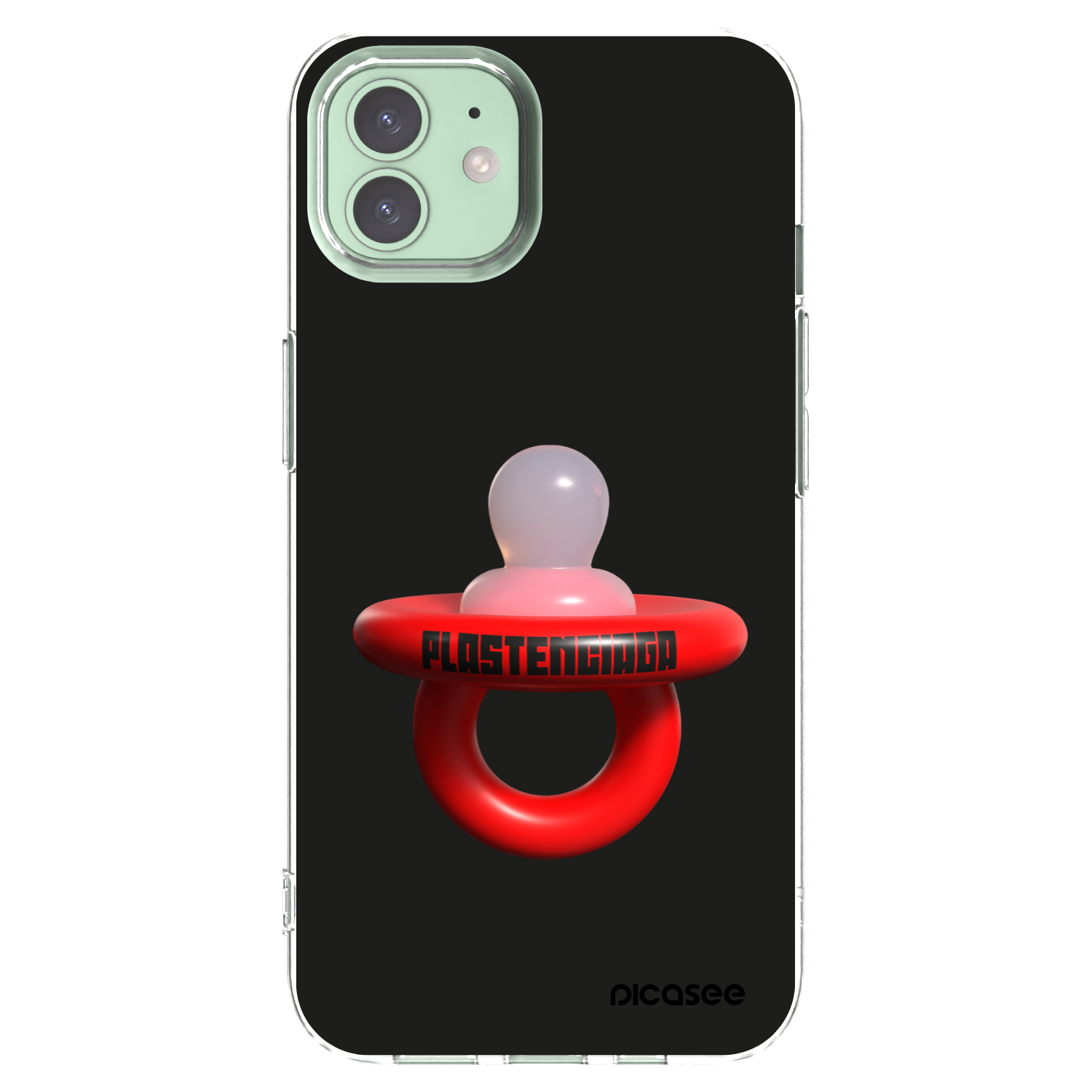 Picasee husă transparentă din silicon pentru Apple iPhone 12 Pro - Le Dudel