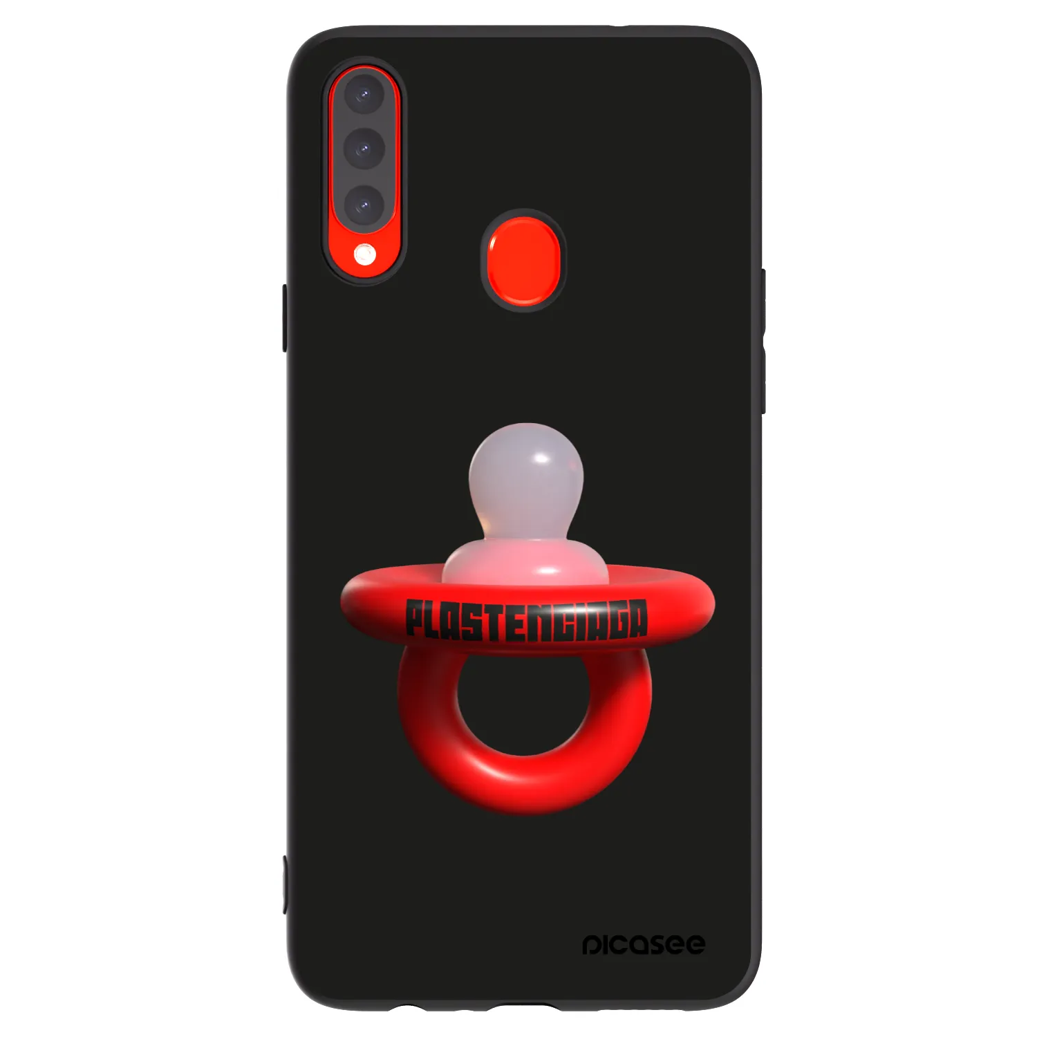 Picasee husă neagră din silicon pentru Samsung Galaxy A20s - Le Dudel